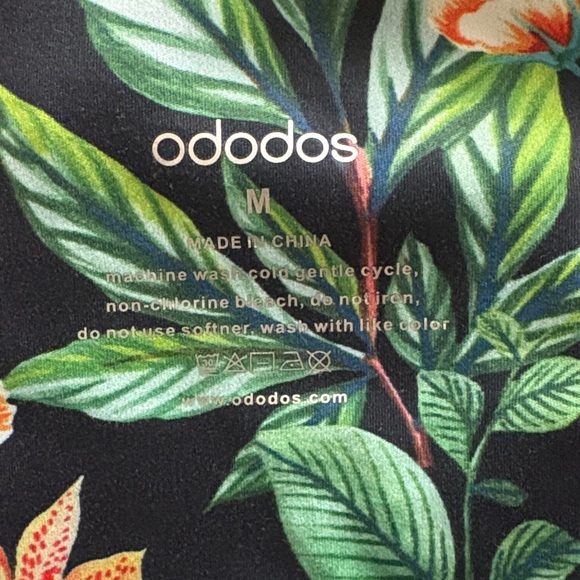 Floral Gym Short by Ododos - Picture 6 of 7